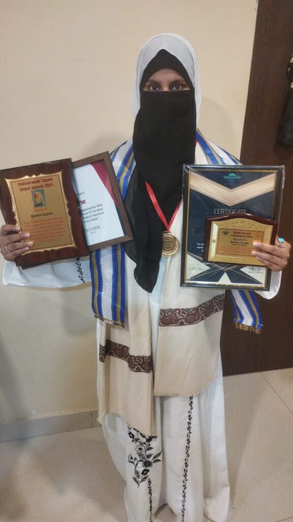 Tilouthu Bushra Anjum became the youngest writer: honoured with international award. Best Updates